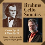 Brahms Cello Sonatas cover