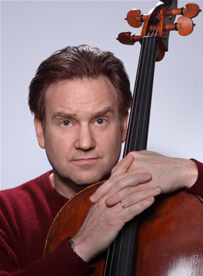 Steven Honigberg close-up with cello